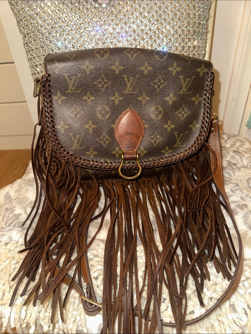 Louis Vuitton St Cloud Fringe Crossbody